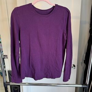 lululemon athletica Purple Long Sleeve Tee